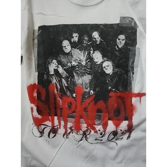Slipknot Men's Large Concert Tour 2021 Knotfest Tee T-Shirt CR10 New Excellent - Picture 2 of 5